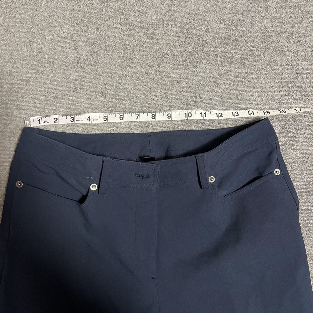 Nina McLemore BLue Straight Leg Dress Pants Womens Size 8 Made in USA - Picture 5 of 6